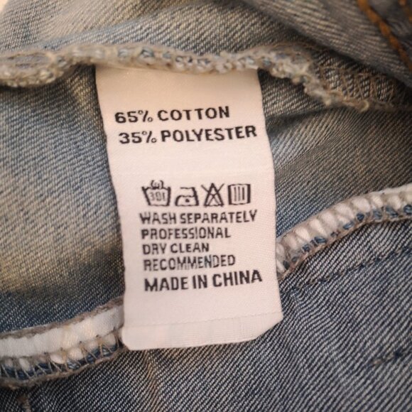 Noroze Men's Button Closure Size Medium Jean Jacket - Picture 6 of 13